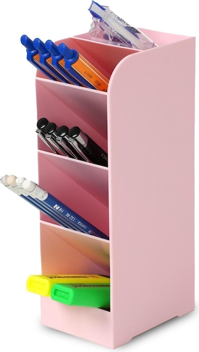 Produktbild Hermex Stiftebox Pen Desk-Organizer Stiftaufbewahrung Bürotisch-Stifthalter Schreibtisch-Organizer