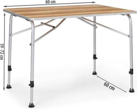 Image du produit Berger Livenza Campingtisch Grösse 1 Hell 80 x 60 cm