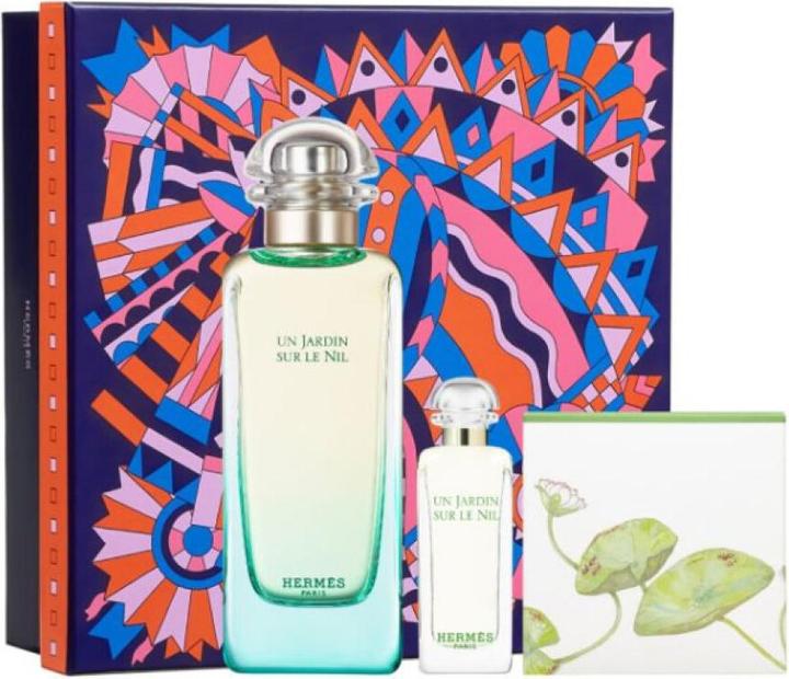 Actual product image Hermès Un Jardin Sur Le Nil Gift Set 157.5 ml (Body care set, Perfume set)