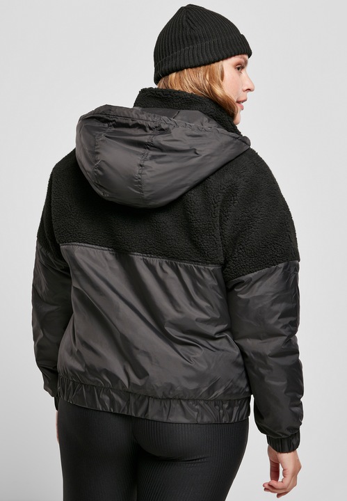 Image du produit Urban Classics Ladies Sherpa Mix Pull Over Jacket (XS)