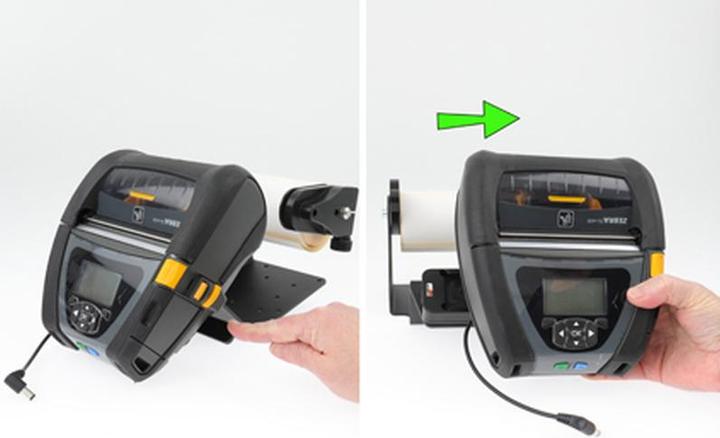 Actual product image Brodit 216145 Mounting Zebra ZQ630