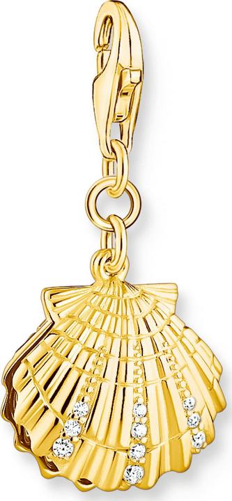 Actual product image Thomas Sabo Charm Club Shell Gold (925 silver, 750 yellow gold gilding)