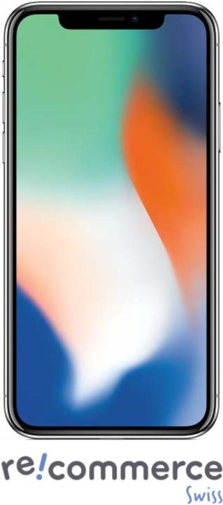 Actual product image Re!commerce iPhone X (64 GB, Silver, 5.80", 12 Mpx, Single SIM, A / Like new)