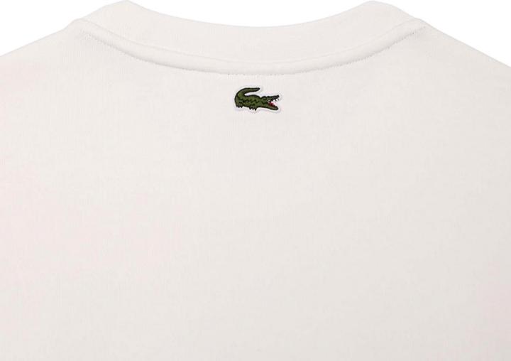 Actual product image Lacoste Mens Graphic Print Fleece Sweatshirt (S)