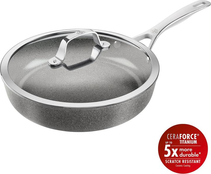 Produktbild Ballarini Salina Ceramic Schmorpfanne mit Deckel (28 cm, Bratpfanne, Keramik)