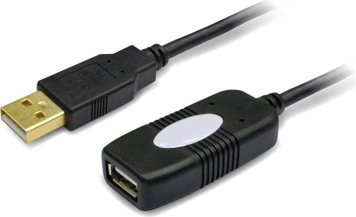 Actual product image Techly USB2.0 Active Extension Cable, 20 m This active USB cable extends and amplifies the signal (20 m, USB 2.0)