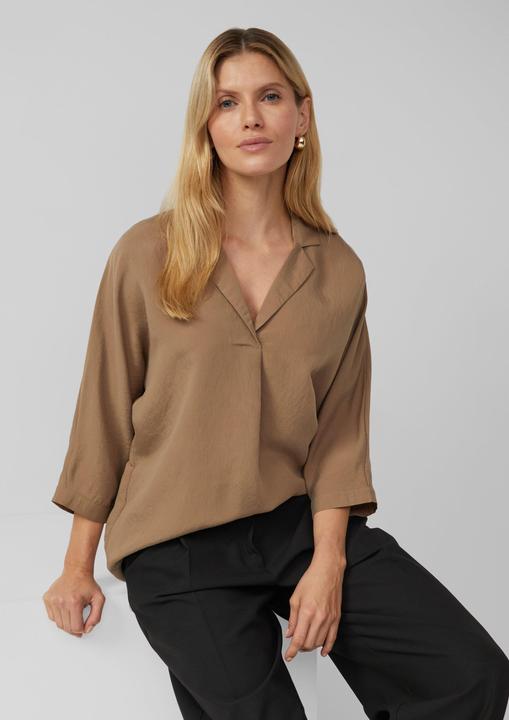 Immagine prodotto s.Oliver Bluse Relaxed-Fit-Hemdbluse mit Fledermausärmeln (44)