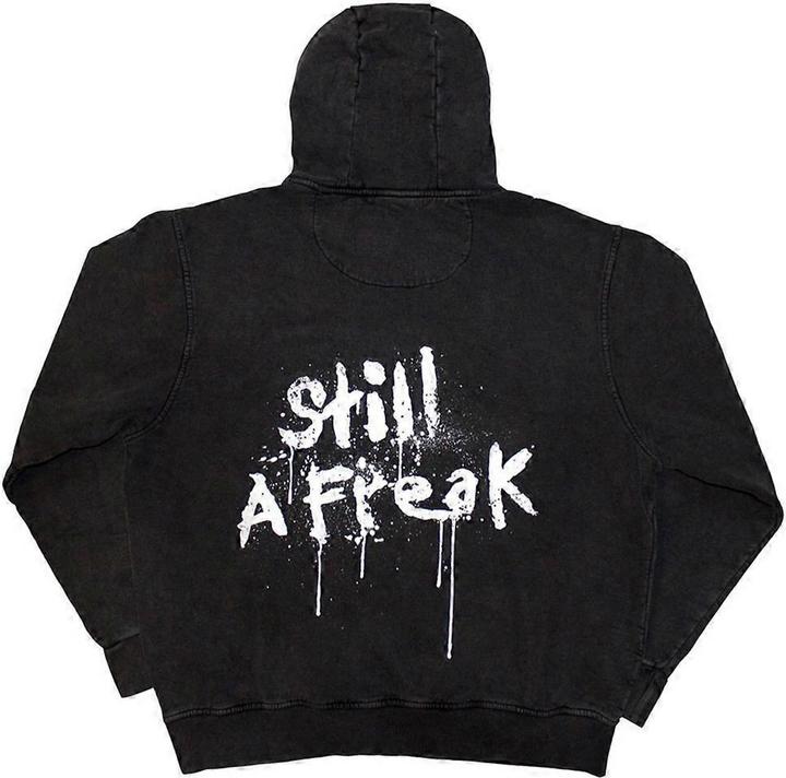 Actual product image Korn Unisex Adult Still A Freak Back Print Stone Wash Pullover Hoodie (L)