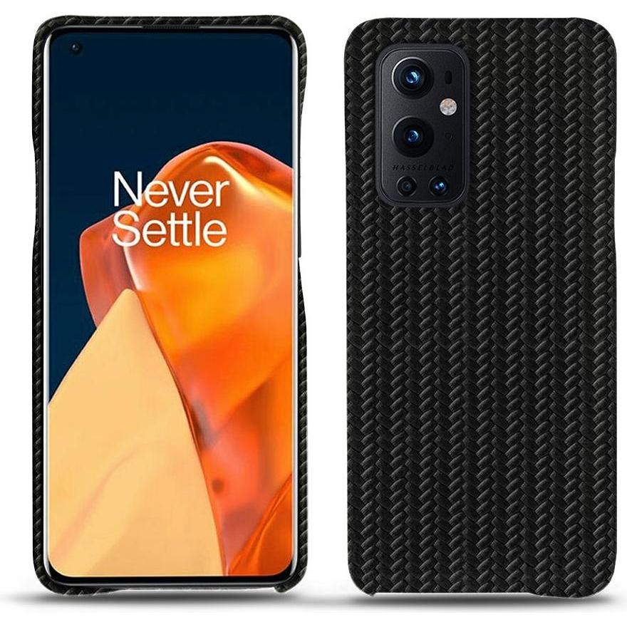 Thumbnail - Noreve Lederschutzhülle (OnePlus 9 Pro), Smartphone Hülle, Schwarz