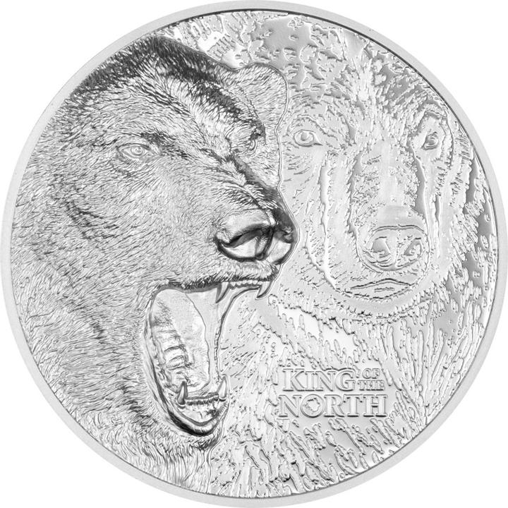 CIT Coin Invest Silber King of the North - Polar Bear 1 oz PP - Ultra High Relief 2024 (999, 2024)