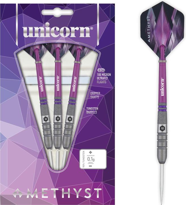 Unicorn Amethyst 3 Steel Darts (22 g)