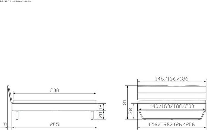 Produktbild Hasena Arezzo 20 (160 x 200 cm)
