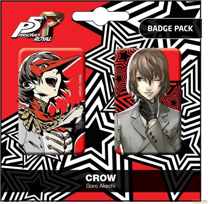 Image du produit POPbuddies Persona 5 Royal pack 2 pin's Crow / Goro Akechi