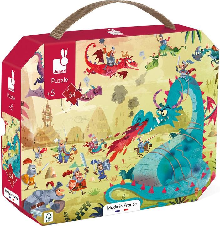 Image du produit Janod Puzzle dragons (54 pièces)