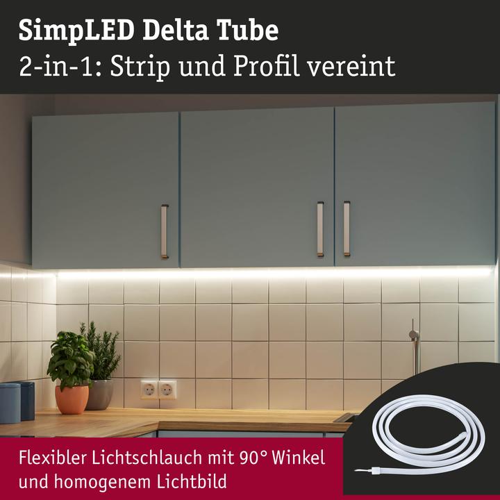 Actual product image Paulmann SimpLED Stripe Set Delta Tube (Warm white, 300 cm, Indoor)