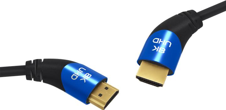Produktbild Oehlbach HDMI AV Anschlusskabel (1x HDMI-Stecker - 1x HDMI-Stecker) 1 m Schwarz (1 m, HDMI, 2.1)
