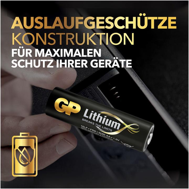 Produktbild GP Batteries GP LithiumBatterien Excellent (4 Stk., AA)