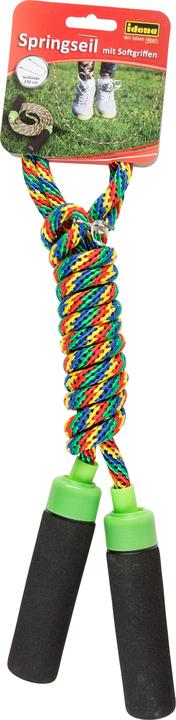 Image du produit Idena Corde à sauter, 230cm avec poignées souples (230 cm)