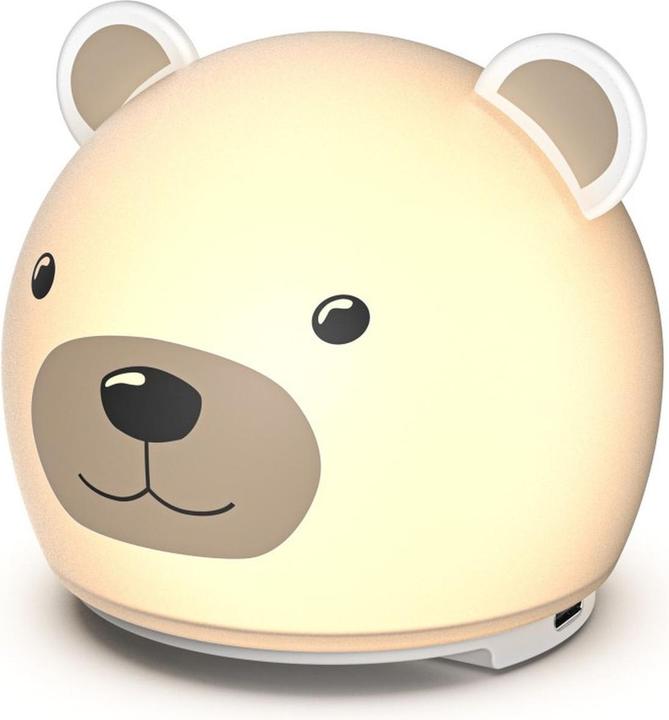 Image du produit Hama Veilleuse LED pr enfants, fonct. minuterie, intens. rég., rechrg., RVB