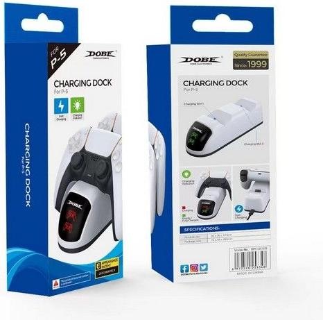 Image du produit Dobe Station de charge pour Sony PlayStation 5 Controller (PS5)