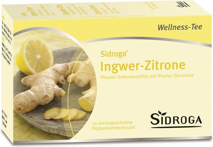 Produktbild Sidroga Wellness Ingwer-Zitrone Tee Beutel (40 g)