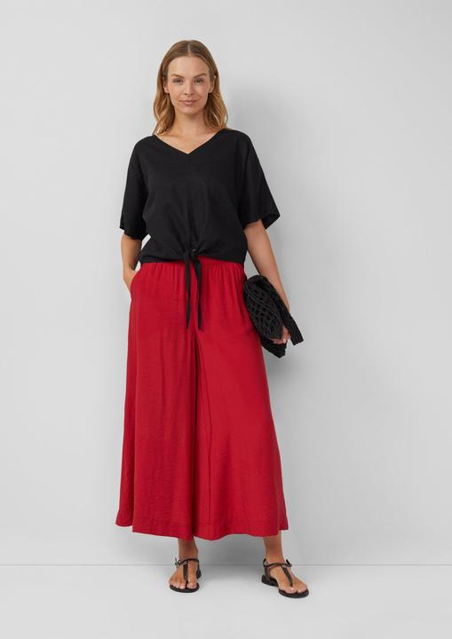 Immagine prodotto s.Oliver Bluse Verkürzte Leinenmix-Bluse im Relaxed Fit (32)