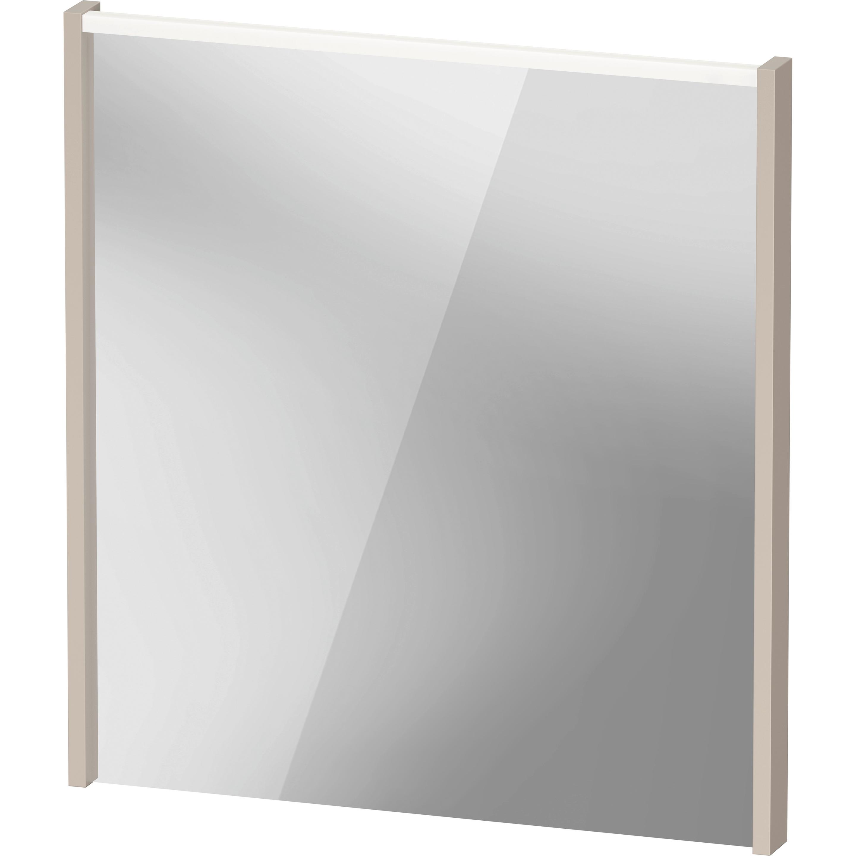 Duravit, Spiegelschrank, D-Code Spiegel, LED-Lichtfeld oben, 650x700mm, externer Lichtschalter notwendig, 5 W