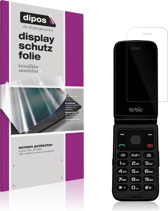 Actual product image Dipos Screen Protector Crystalclear for Orbic Journey Pro Lite