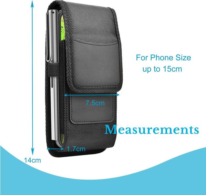 Produktbild Cadorabo Universale Schutzhülle für WIKO LENNY 4 PLUS Tasche mit Gürtelclip (Wiko Lenny 4 Plus)