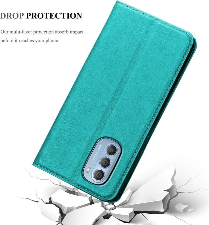 Actual product image Cadorabo Book Invis. Magnet sleeve (Motorola Moto G51 5G)