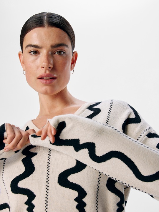 Produktbild Object V-Ausschnitt Strickpullover (XS)