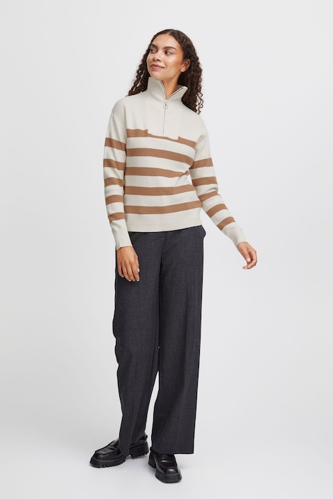Produktbild B.young BYMANINA ZIPPER STIPE PULLOVER - 20813910 (M)