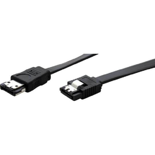 Tecline eSATA 300 High Quality Kabel, 7pol eSATA Stecker an 7pol eSATA Stecker, 1,0 m Hochwertiges, abgeschi, Interne Ka...