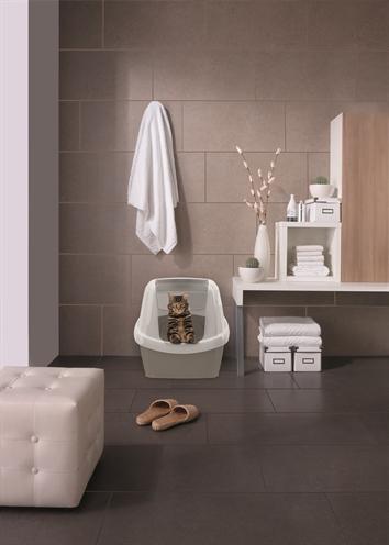 Productafbeelding IMAC Kattenbak Maddy Taupe (Kattenbak open)