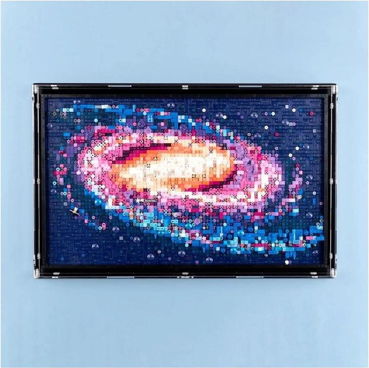 Produktbild iDisplayit Acryl-Wand-Display für LEGO 31212 Die Milchstrassen-Galaxie