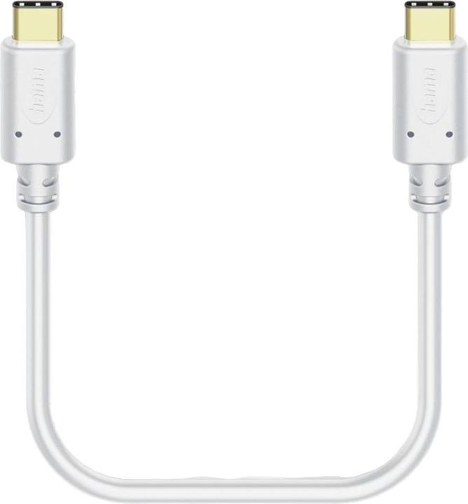Actual product image Hama USB cable,USB-C-USB-C,1.5 m,ws (1.50 m, USB 2.0, 60 W)