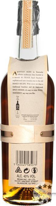 Image du produit Basil Hayden's rectiligne (1 x 70 cl)