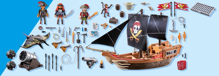 Produktbild Playmobil Grosses Piratenschiff (71530, Playmobil Pirates)