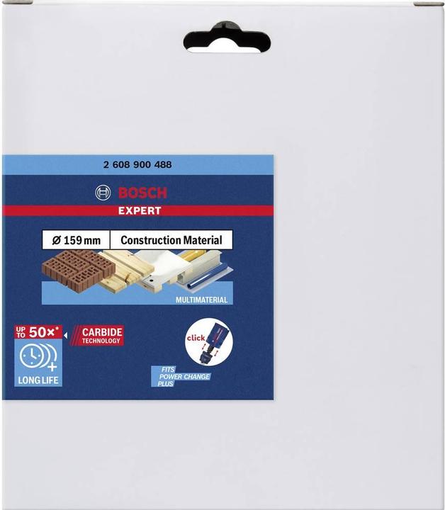 Produktbild Bosch Professional Zubehör EXPERT Construction Material Lochsäge, 159 x 60 mm (64 Millimeter)