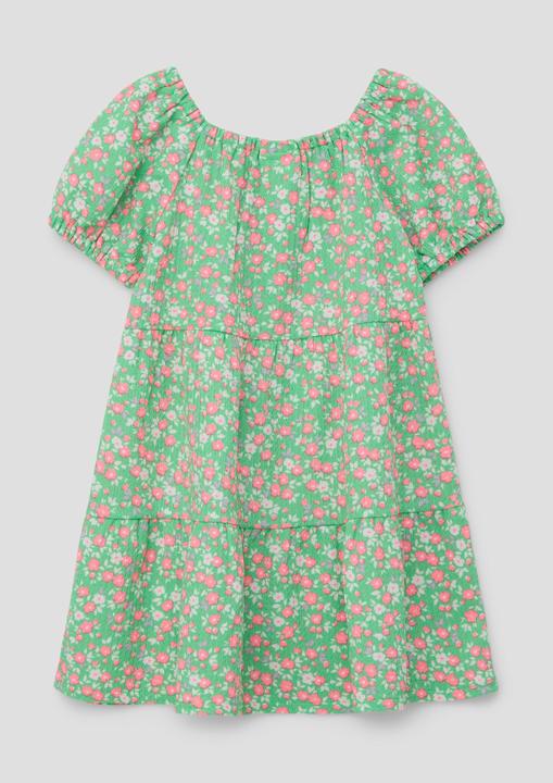 Actual product image S.Oliver Kleid Crêpe-Kleid mit Puffärmeln (104)