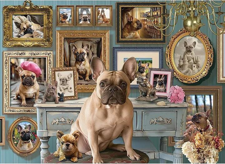 Produktbild Cobble Hill Französische Bulldogge 500 Teile (500 Teile)