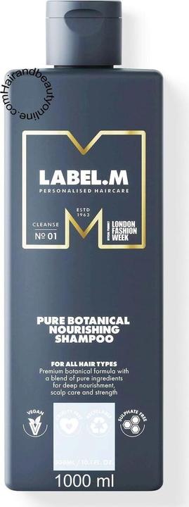 Label.M Pure Botanical Nourishing Shampoo 1000 ml (Liquid shampoo, 1000 ml)