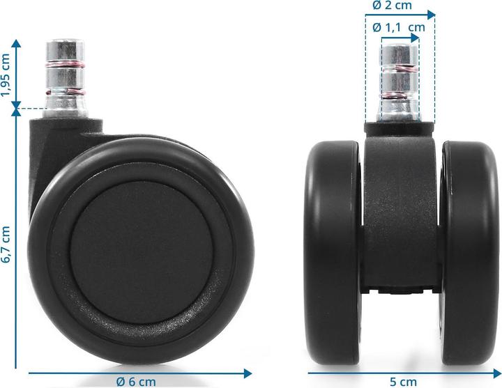 Produktbild Hjh Office 5x ROLO COLOR 60 11mm/60mm