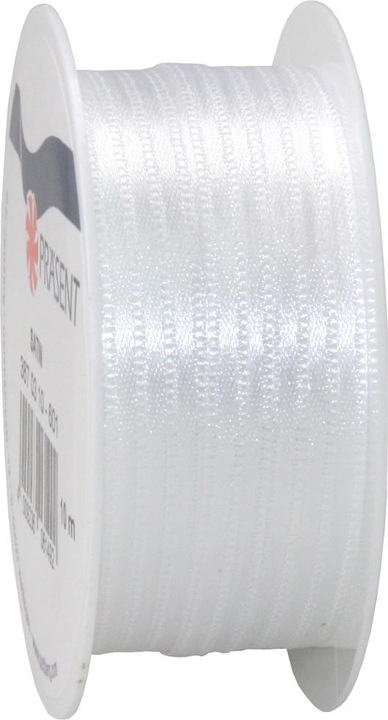 Produktbild Pattberg Geschenkbänder Satin weiss 10m (Geschenkband, 1 x)