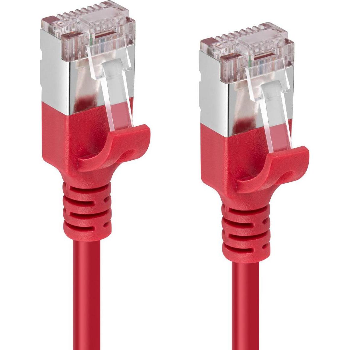 Thumbnail - MicroConnect CAT6A U-FTP Slim, LSZH, 1m (U/FTP, CAT6a, 1 m), Netzwerkkabel