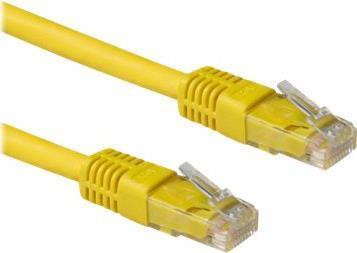 Produktbild Yellow 1 meter LSZH U/UTP CAT6A patch cable with RJ45 connectors. Cat6a u/utp lszh yellow 1.00m (U/UTP, CAT6a, 1 m)