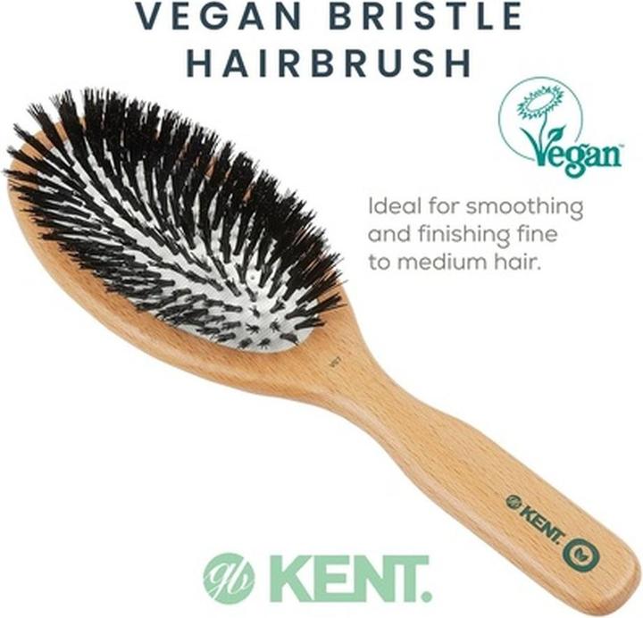 Produktbild Kent V07 Vegan Boar Bristle Hair Brush Large Organic Hair Brush for Smoothing