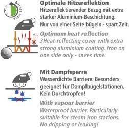 Produktbild Wenko Bügelunterlage Air Comfort grau 130,0 cm