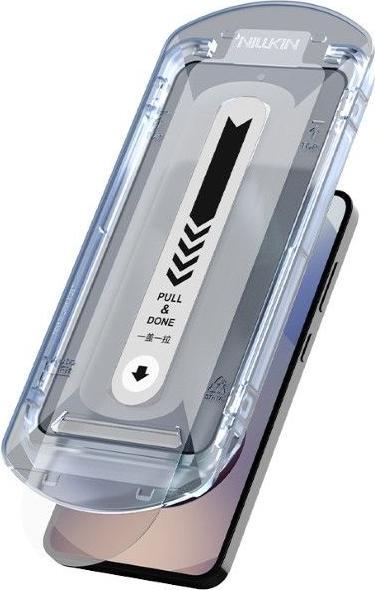 Nillkin Tempered Glass 0.25mm Guardian 2.5D for Samsung Galaxy S26+ Black (with applicator) (1 pcs., Samsung Galaxy S26+)