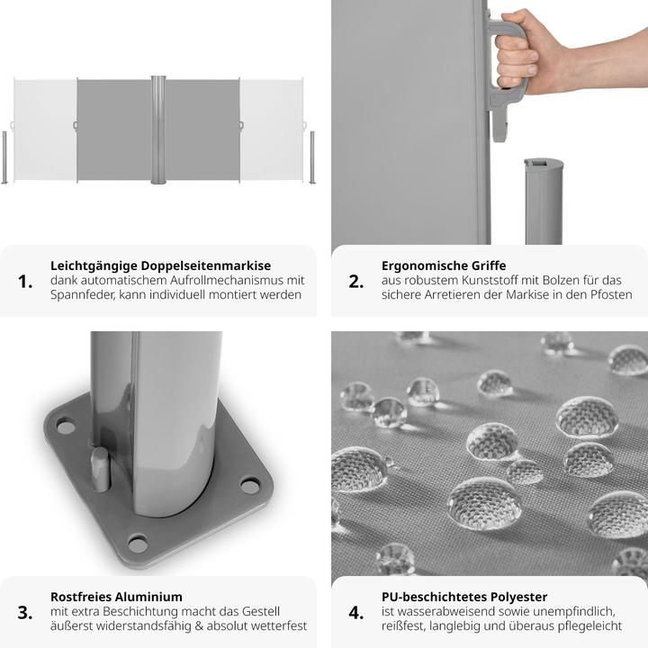 Image du produit tectake Paravent (6 m)